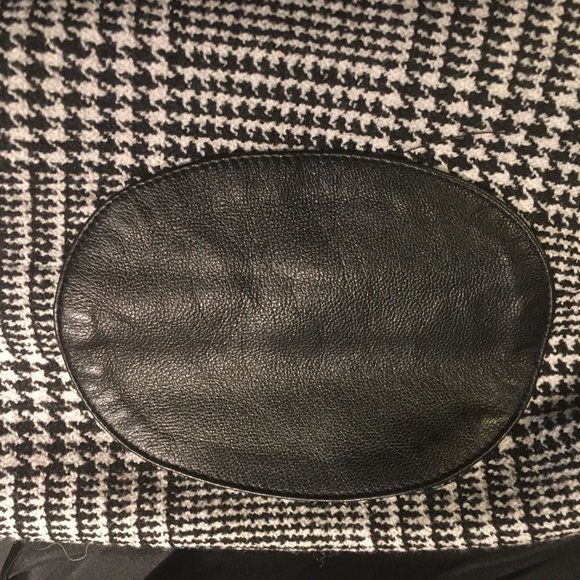 Michael Kors houndstooth blazer w leather details - Picture 9 of 11